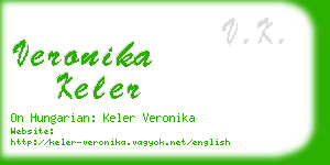 veronika keler business card